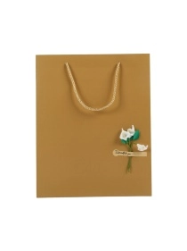 Пакет подарочный "Каллы", 32*26*12 см