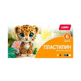 Пластилин FUNNY FRIENDS 6 цв, 15 гр, пенал         Плф-006