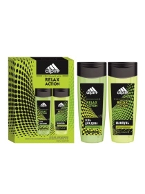 Косметический набор муж.  RELAX ACTION (гель для душа 250 мл + шампунь 250 мл)