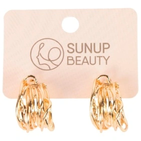 Серьги "Gold", 1,5 см (DY-577)
