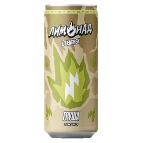 Напиток лимонад "LIT ENERGY ГРУША" с вит., 0,33л