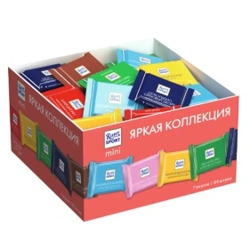 Ritter Sport "Яркая коллекция" мини-шоколад, 16,67г