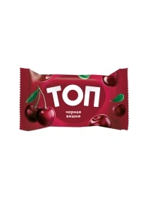 Мороженое сливочное ТОП ЧЕРНАЯ ВИШНЯ 70г
