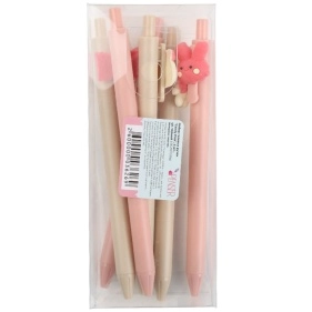 Набор гелевых ручек  "Candy Pink", 6 шт., цв. черный (IRE25072818)