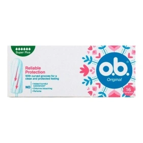 O.B. тампоны женские гигиенические Original Super plus 16шт