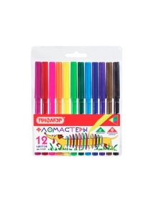 Фломастеры "ПИФАГОР" Веселая такса, 12цв, вентилир.колпачок, пласт.упаковка