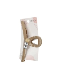 Заколка-краб "С кристаллом", 13*5 см (PX0773)