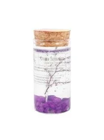 Свеча сухоцветы с пробковой крышкой, 4,8*9,8 см 