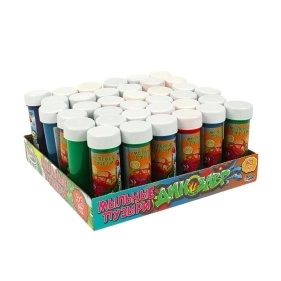 Мыльные пузыри динозаврики 60мл ИГРАЕМ ВМЕСТЕ уп-36шт в кор.6уп