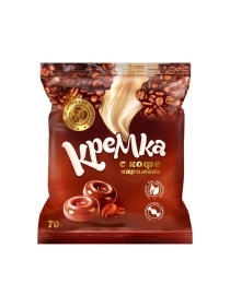 Карамель леденцовая Кремка с кофе, 70г