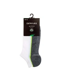 Носки мужские DIWARI ACTIVE р.25, 044 белый-темно-серый