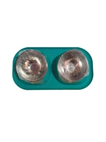 Миска для животных двойная с бортиками, 40,5*21,5*8 см (ML-2090)