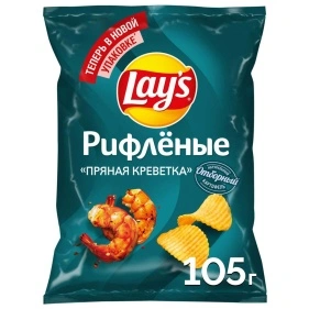 Лейз Риф Пряная Креветка, 105г