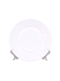Тарелка мелкая гладкий край 18 см Белье