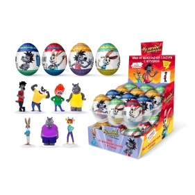 Изд. фигур. из глаз. яйцо с игрушкой Ну, погоди, 20г