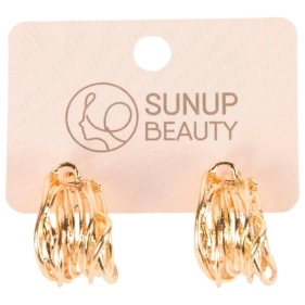 Серьги "Gold", 1,5 см (DY-577)