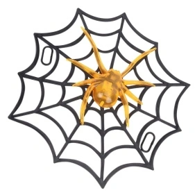 Украшение декоративное "Web and spider", Fun Party, 34 см (KRE260127217)