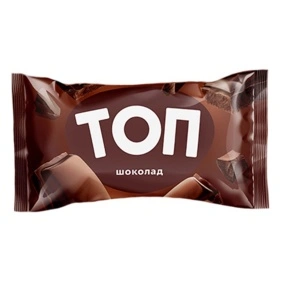 Десерт замор. шок. с ароматом ванили и кус. шок. "ТОП ШОКОЛАД", 1/70 г