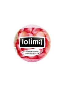 Бомба для ванн LOLIMI) "Малиновая панна-котта", 135 г