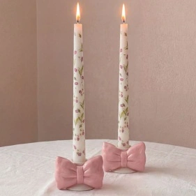 Набор свечей "Flowers", 2шт., 24,5*2 см (ML-2724)