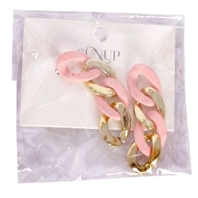 Серьги "Цепь", 6,2 см, микс цветов