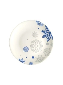 Набор новогодний "Snowfall": кружка 380мл + тарелка d=20см