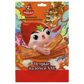 Снеки пшен. со вк. «Хунаньский ароматно-острый вкус» форма «Палочки XXL», 40 г