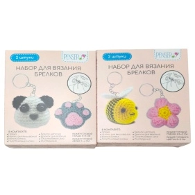 Набор для вязания брелков (2 брелка), артикул  ML-2232