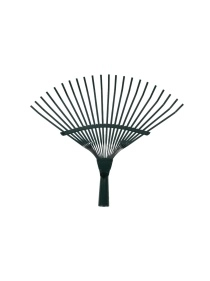 Грабли веерные, 22 зубца, металл (PL-1210) 