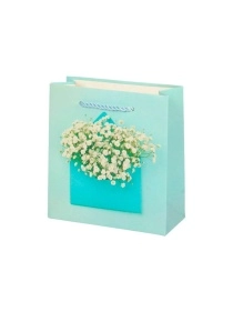 Пакет подарочный "Письмо", 15*14*6 см