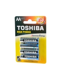 Элемент питания TOSHIBA LR06 BP-4 High Power Alkaline