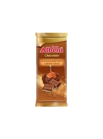 Albeni Молоч. Шок. с печеньем и кремом со вкусом карамели 85г