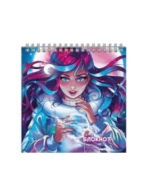 Блокнот, 160x160 мм, 60 л, в ас-те