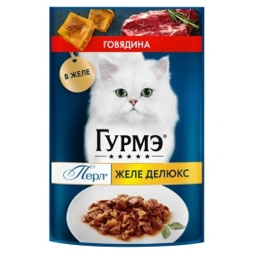 Гурмэ Перл Желе делюкс 75г Конс говядина
