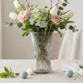 Ваза стеклянная, 20*11 см (PI0497)