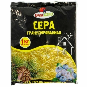 Сера гранулированная bonaAGRO 1 кг