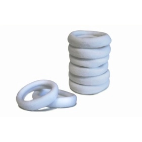 Набор резинок для волос 4шт белые