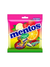 Драже жевательные "MENTOS" "Фрукты"/Mentos Fruit Mix 70,2г_ 1х12шт