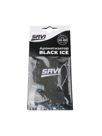 Ароматизатор в авто бумажный LG-05 Black Ice