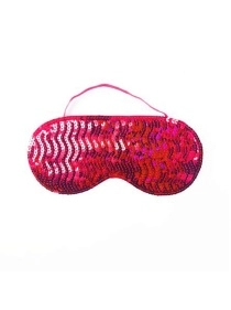 Маска для сна красный