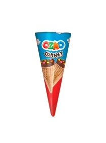 Вафли с кремом со вк.фундука и др. OZMO (в форме конуса) 25г