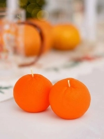 Свеча декоративная "Мандарин маленький"