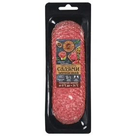 Мясное изделие колбасное с/к. Колбаса п/с. "Салями Зернистая", 60г