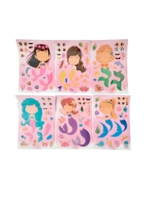 Наклейки "DIY Русалка", набор из 6 дизайнов (ML-2022)