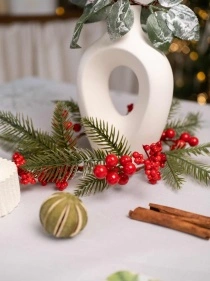 Венок декоративный "Рябина", 25 см (PI0202)