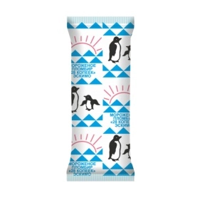 Мороженое пломбир 28 копеек с ар. ван. какаосодер. глаз. эскимо, 70г