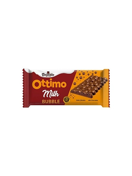 Кондит.плитка пористая Ottimo Milk BUBBLE Beyoglu, 64 г