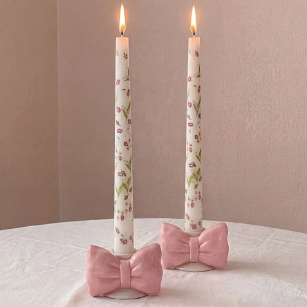 Набор свечей "Flowers", 2шт., 24,5*2 см (ML-2724)