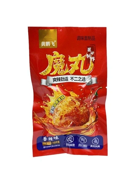 Снеки HUANG PENG FEII  (шарики с пряным острым вкусом) 18 г