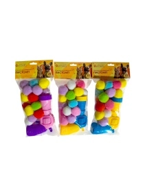 Игрушка для животных "Пистолет", 20 шариков